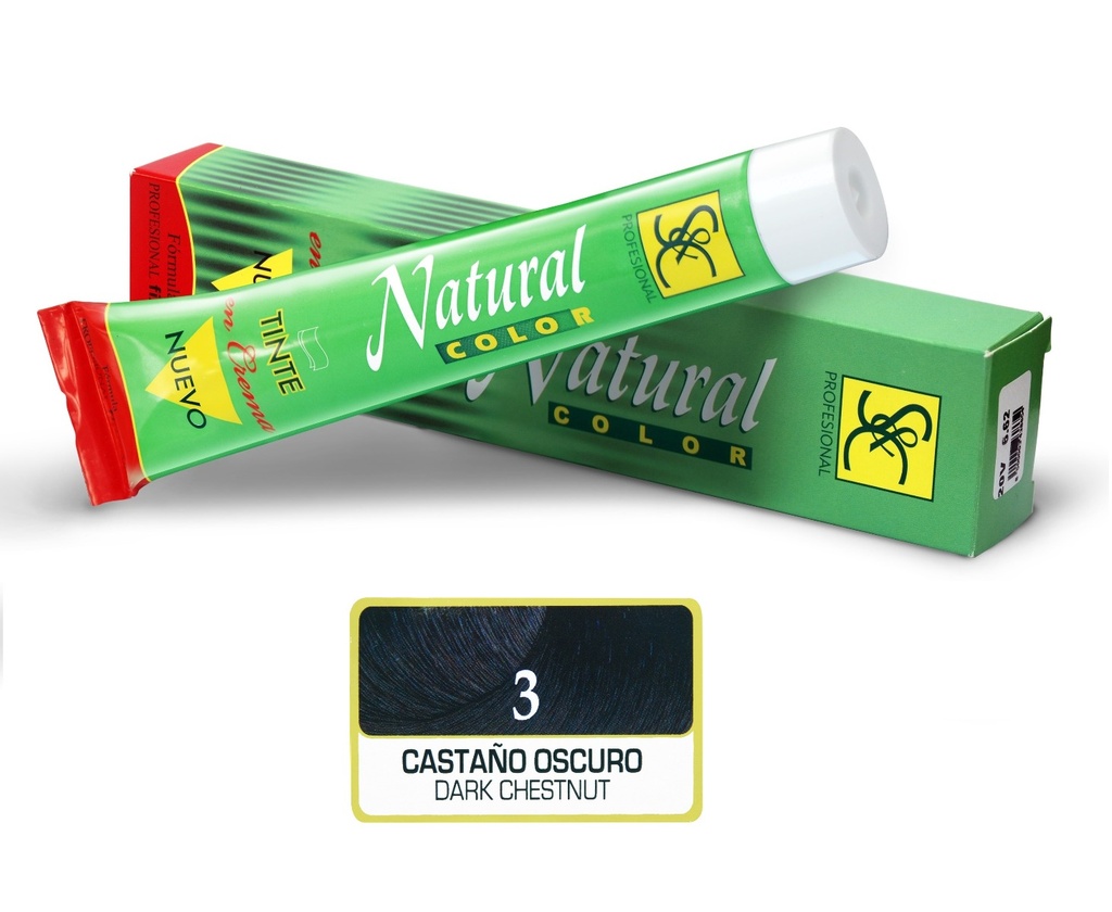 S&C Color Natural Tinte-Castaño Oscuro