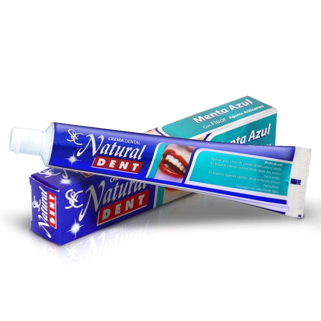 [253511H] S&C Natural Dent Crema Dental Azul 100g