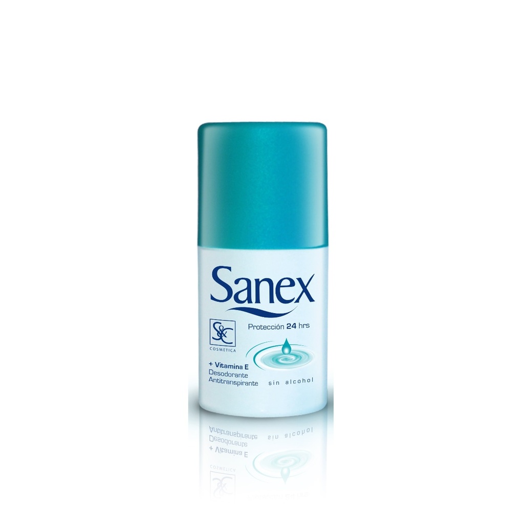 [970301H] Deodorant Roll On Sanex C/Vitamina E y S/Alcohol 75 mL