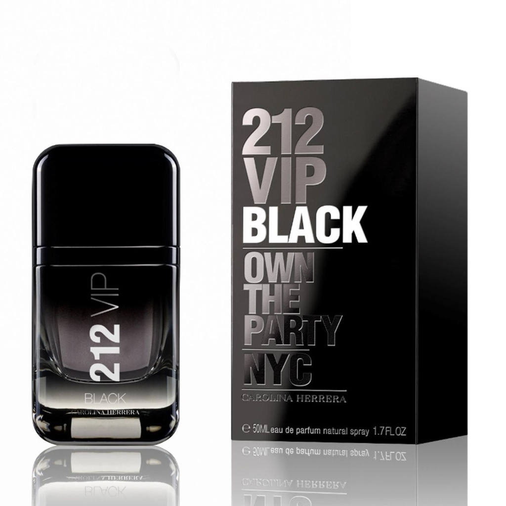 [980463H] Carolina Herrera 212 VIP BLACK EDT 50mL