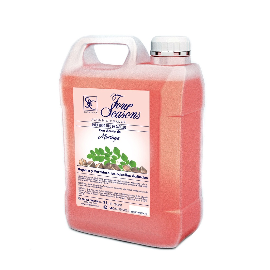 [034822H] S&C Four Season Acondicionador con Aceite de Moringa  2 L