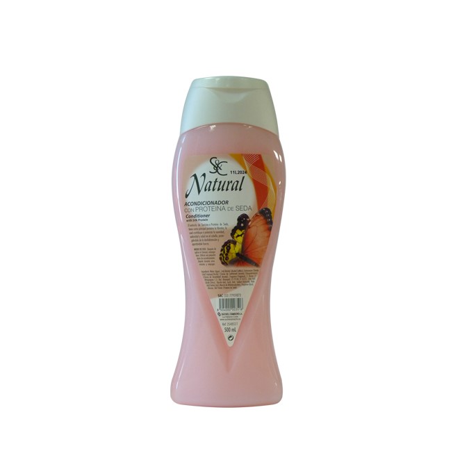 [254853H] S&C Natural con Proteina de Seda-Acondicionador 500 mL