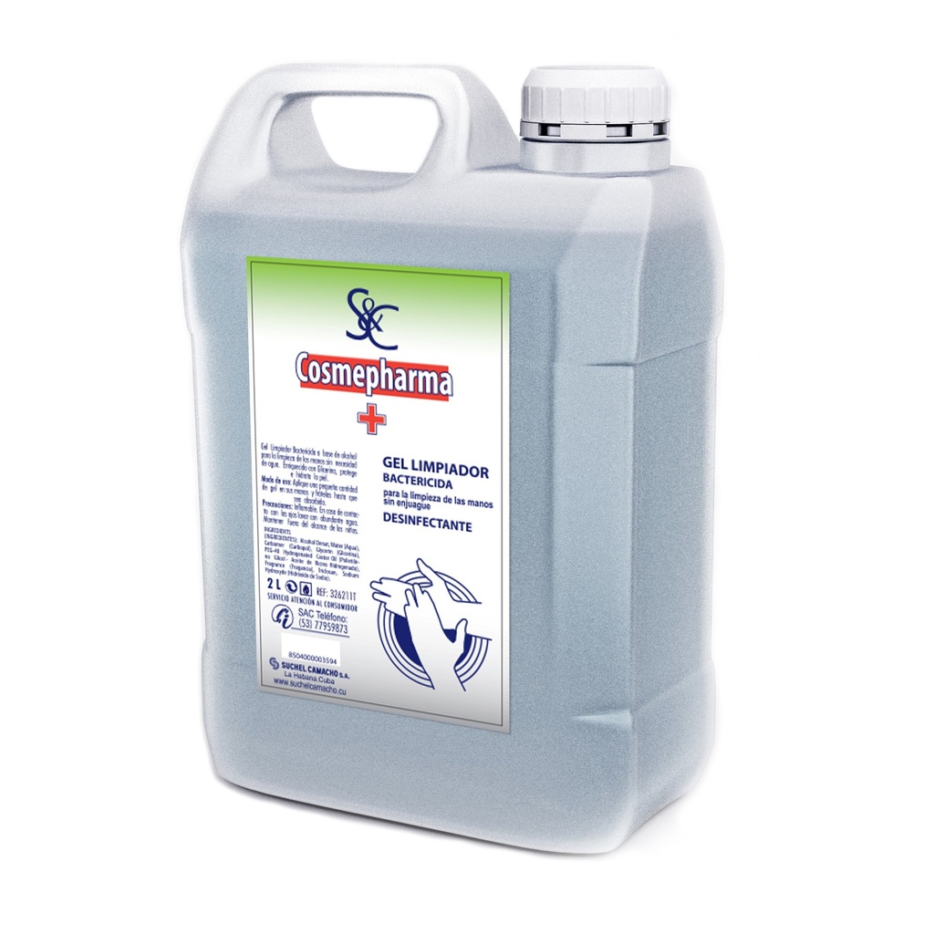 [326211H] S&C  Gel Limpiador Bactericida 2 L