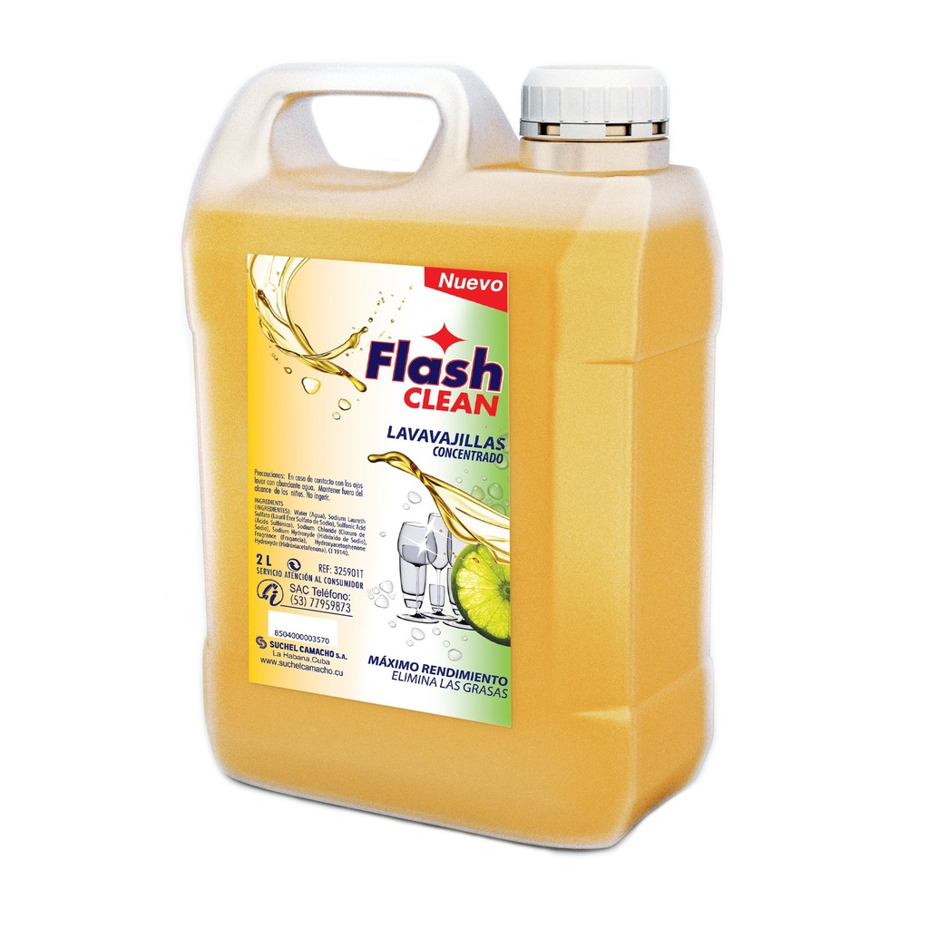 [325901H] Flash Clean Lavavajillas Concentrado 2L