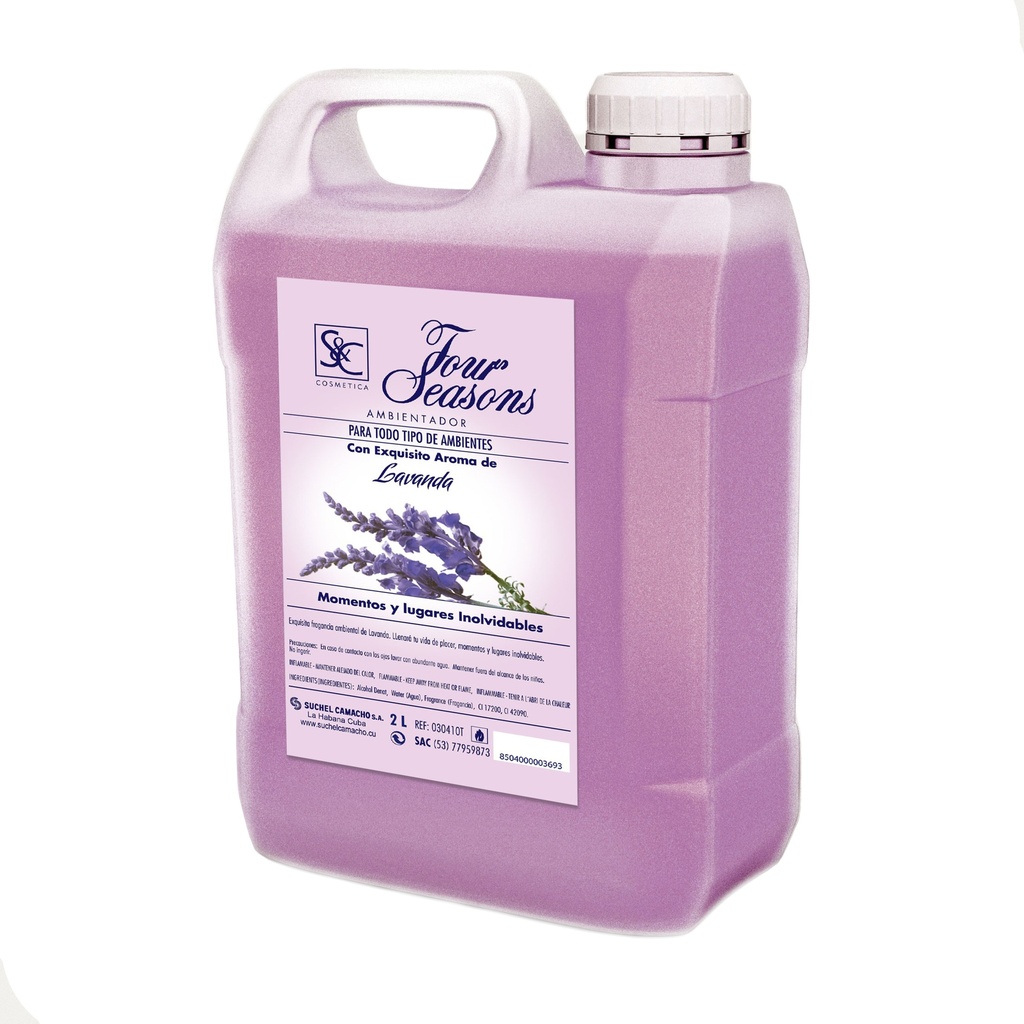 [030410H] S&C Four Season Ambientador de Lavanda  2 L