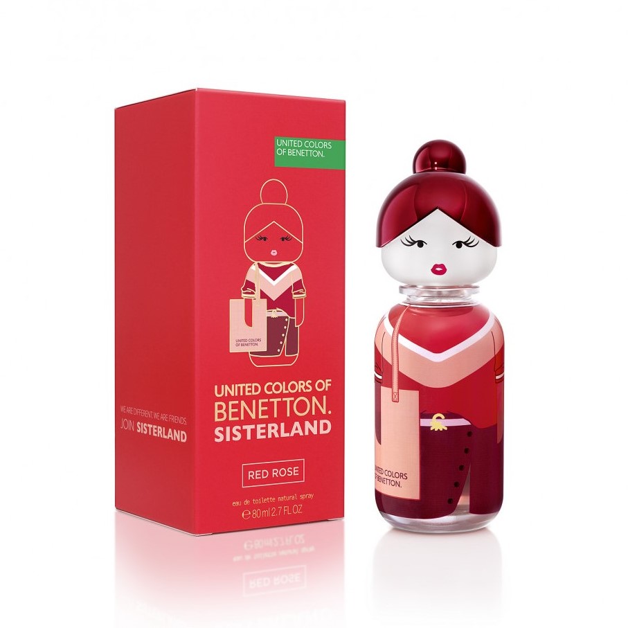 [365623H] Benetton Sisterland Red Rose EDT 80 ML