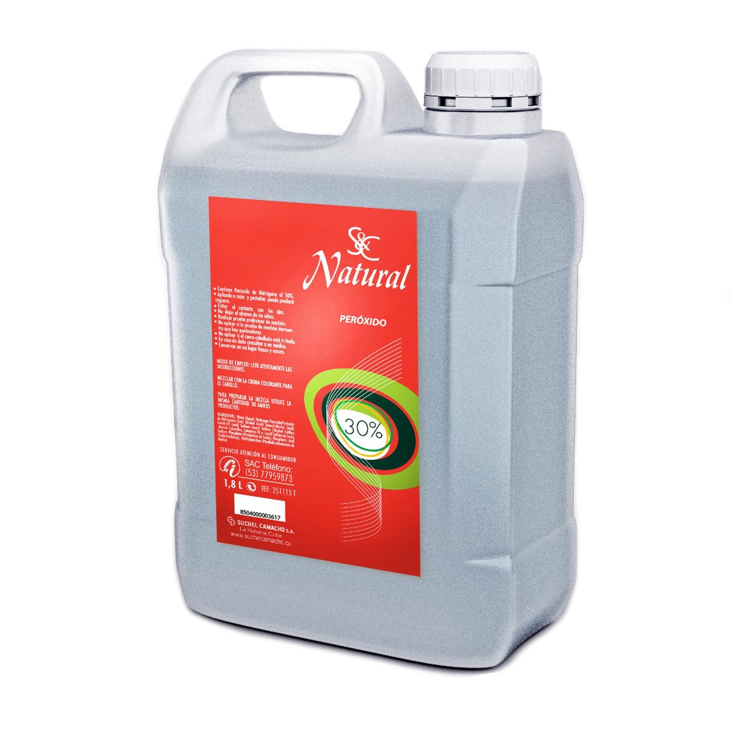[251113H] S&C Natural Color Peróxido 1.8L 30 VOL