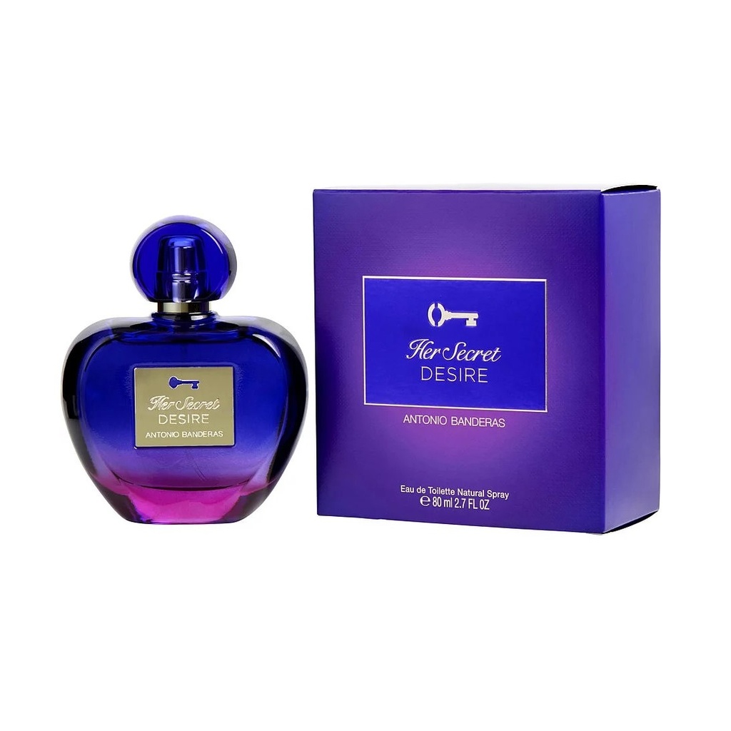 [760424H] Antonio Banderas Her Secret Desire EDT for woman 80mL