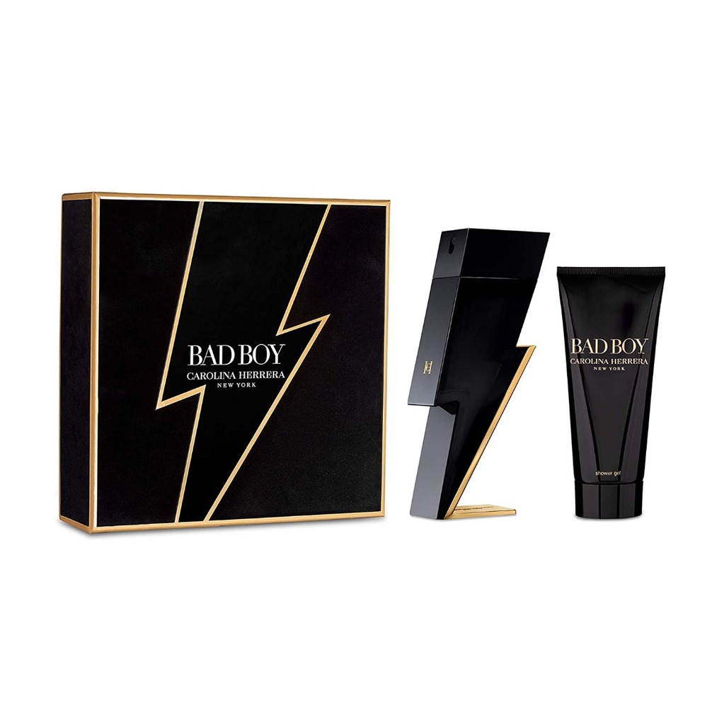 Estuche Carolina Herrera Bad Boy EDT 100ml + Allower wash