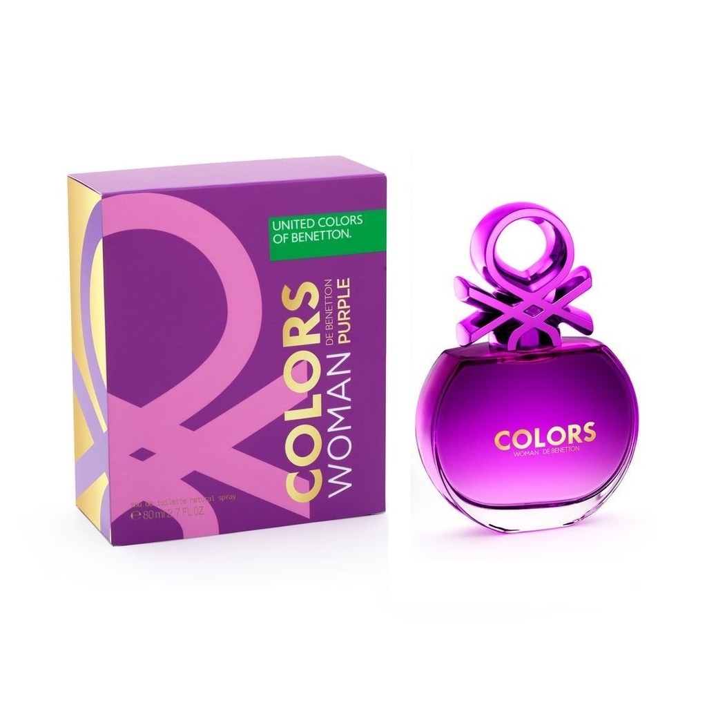[980469H] Benetton Colors Woman Purple EDT 80 ML
