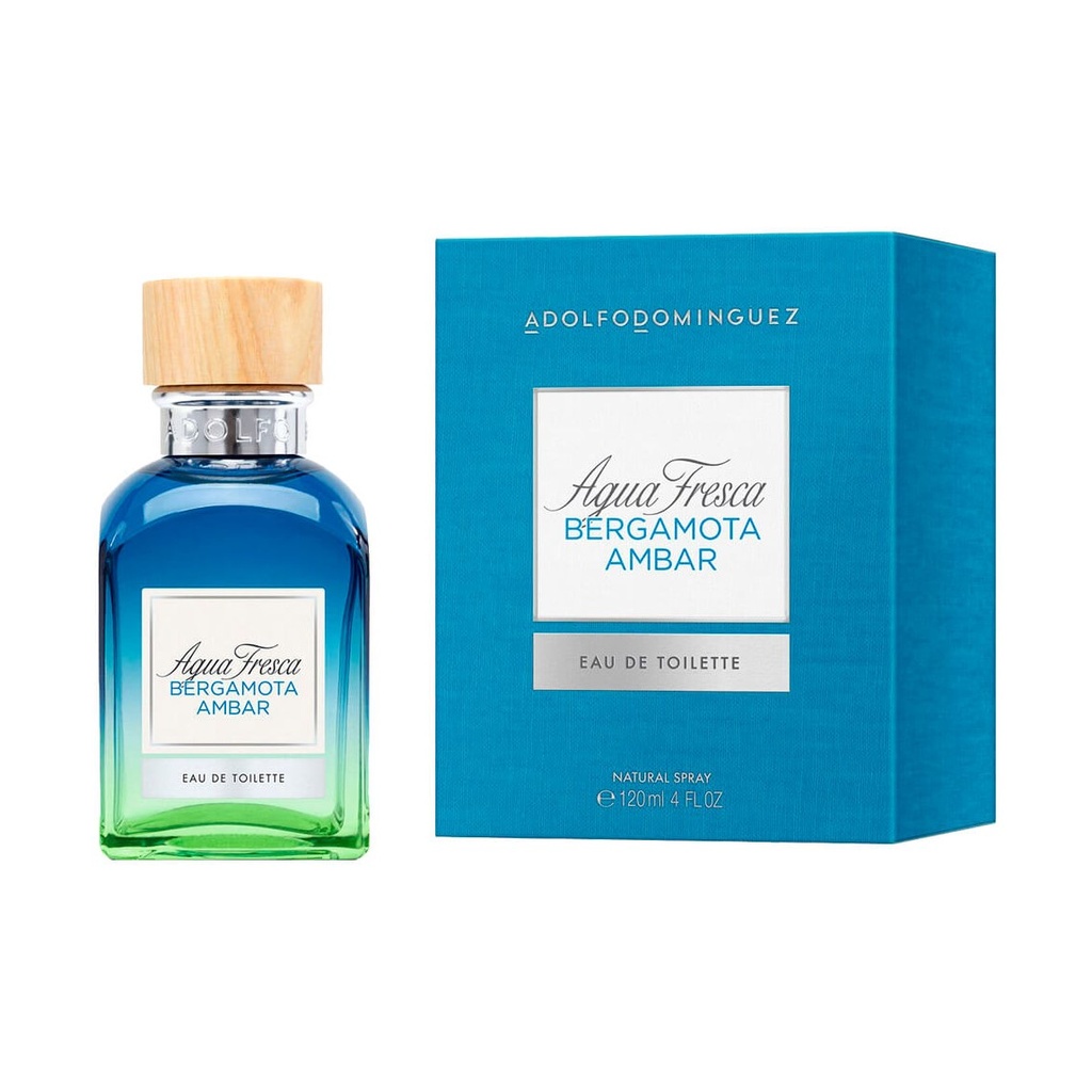 [140109H] Adolfo Domínguez Agua Fresca de Bergamota Ambar EDT 120 mL