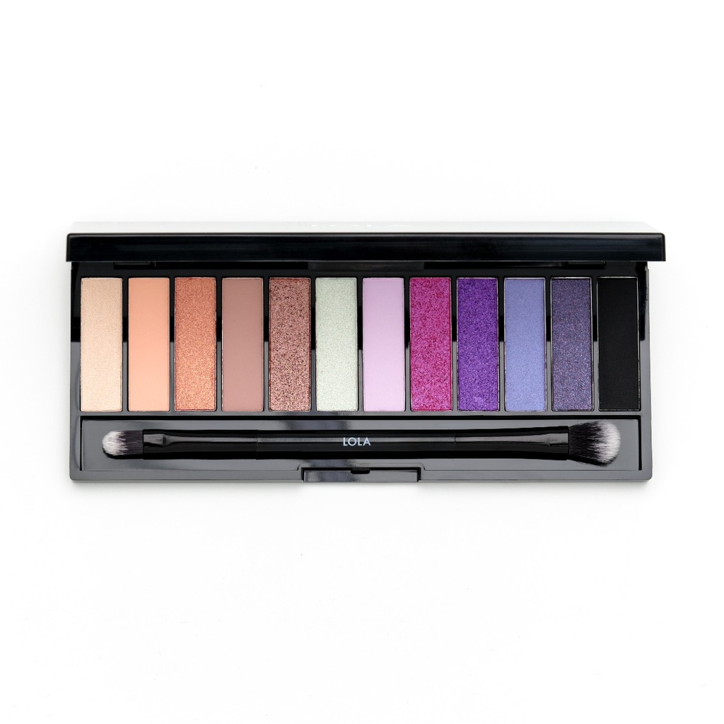 Lola Barcelona Paleta de 12 Sombras-Violet