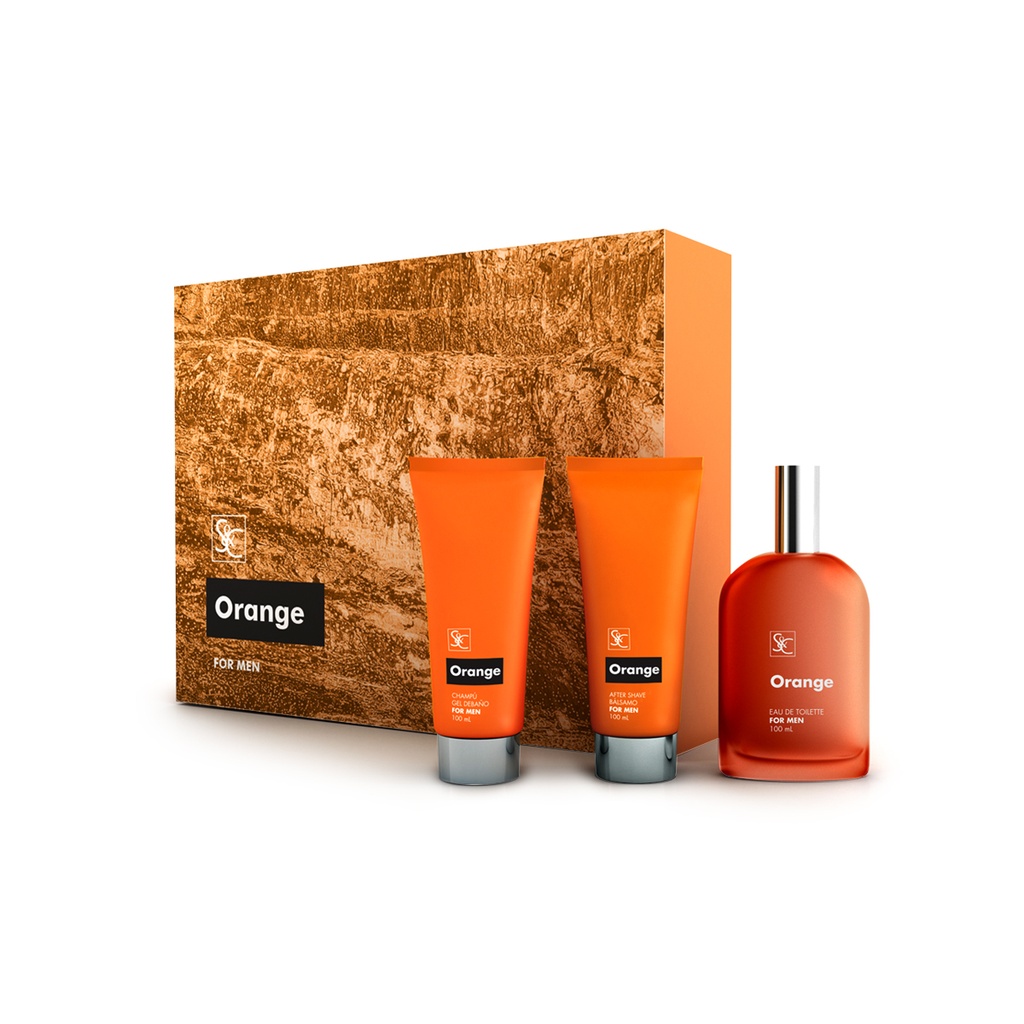 [321706H] Estuche de Perfumería S&C Orange for man
