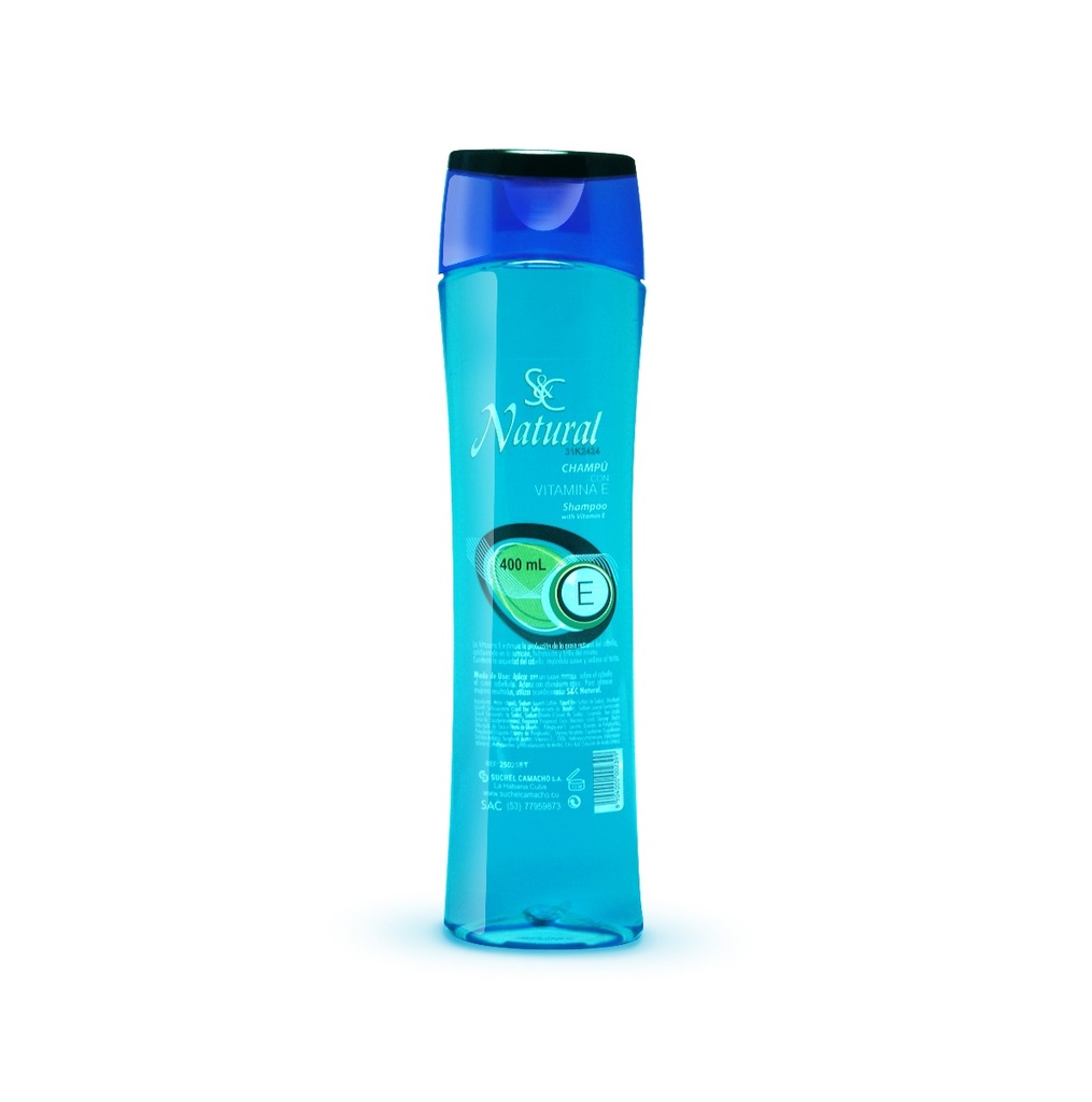 [250258H] S&C Natural Champú con Vitamina E 400ml