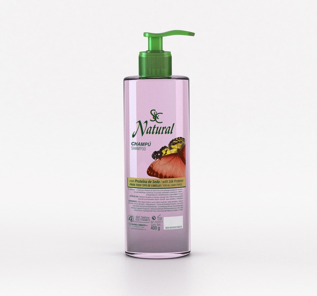 [250267H] S&C Natural con Proteína de Seda-Champú 400 mL