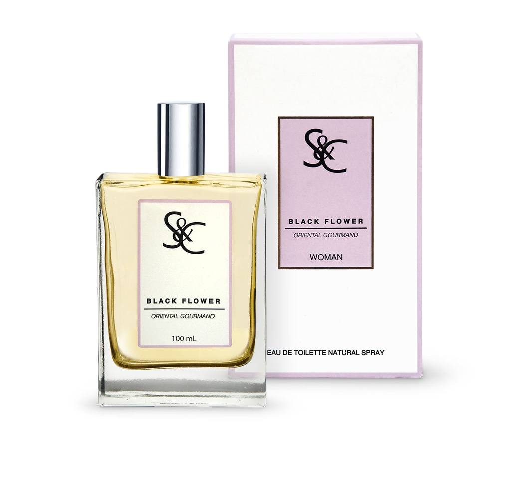 [320442H] S&C Black Flower EDT woman 100mL