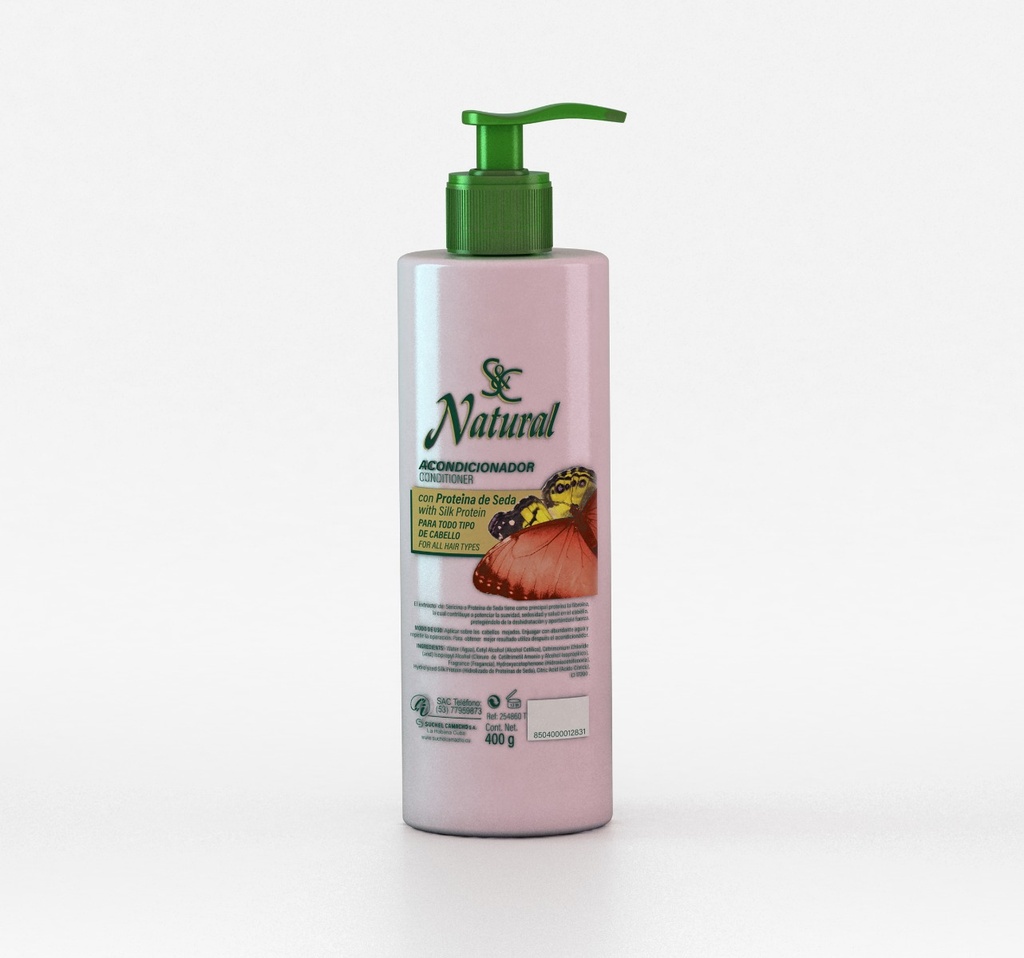 [254860H] S&C Natural con Proteina de Seda-Acondicionador 400 mL